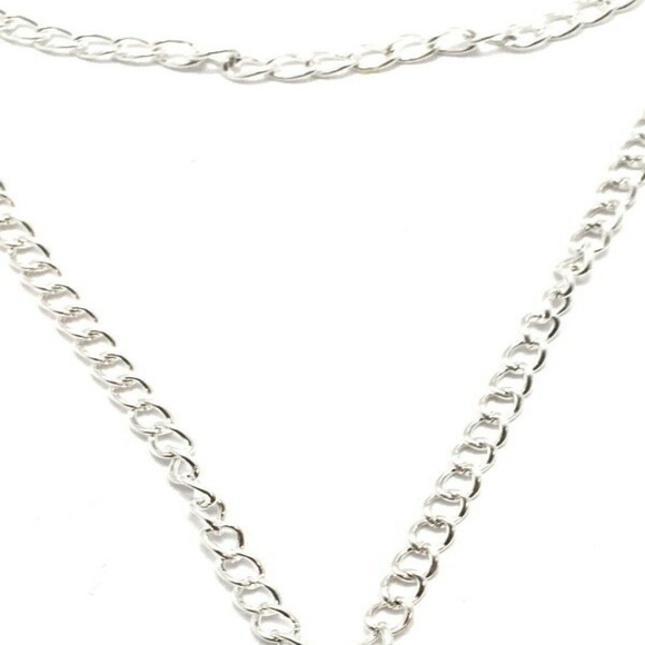 Anchor Boat Rope Necklace Sterling Silver - Picture 3 of 3